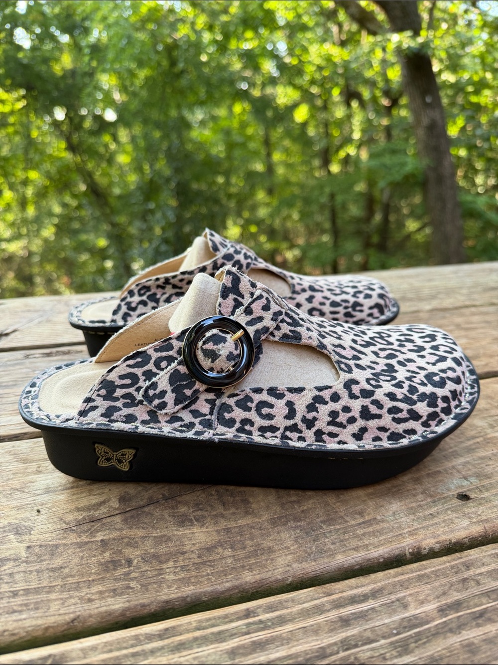 NWOT ALEGRIA PG LITE SAVAGE LEATHER CLASSIC CLOG